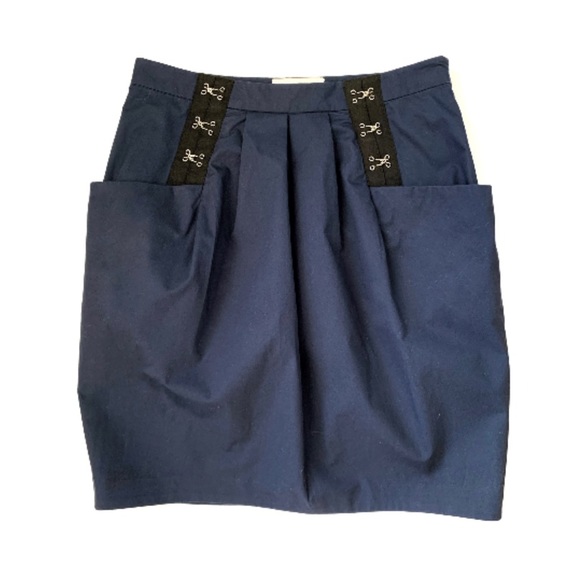 3.1 Phillip Lim Dresses & Skirts - 3.1 Phillip Lim Navy Hook Eye Pocket Mini Skirt